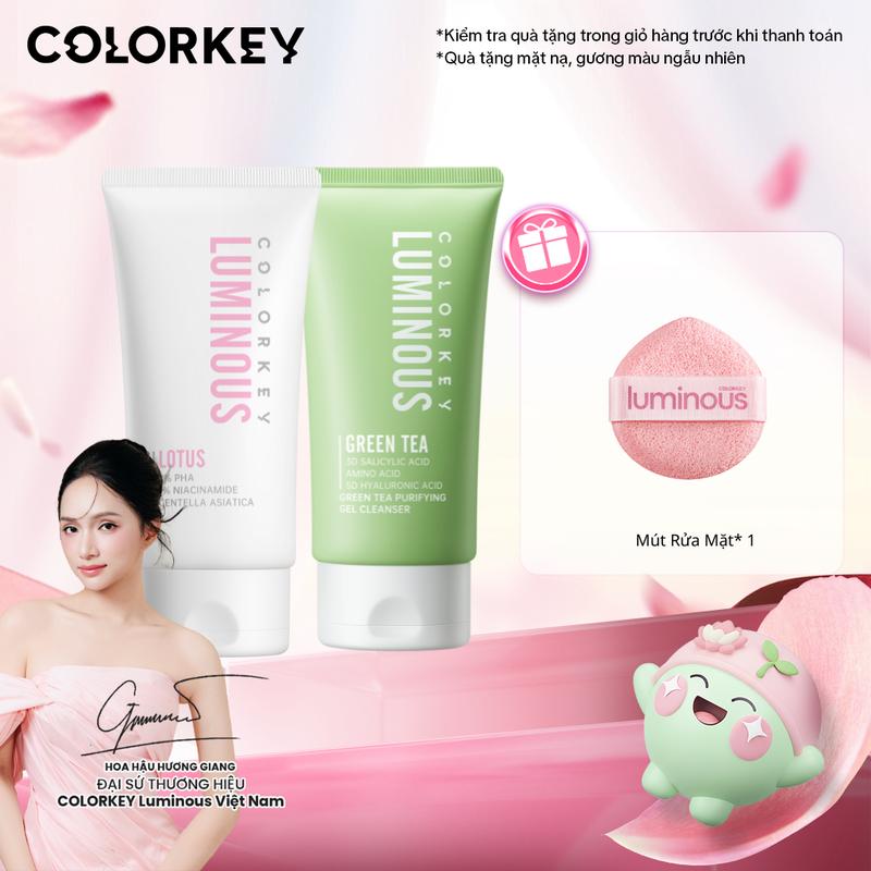 DEAL HOT Sữa Rửa Mặt COLORKEY LUMINOUS Phiên Bản Nâng Cấp Với Tinh Chất Bùn Khoáng Hỗ Trợ Làm Sạch 100g