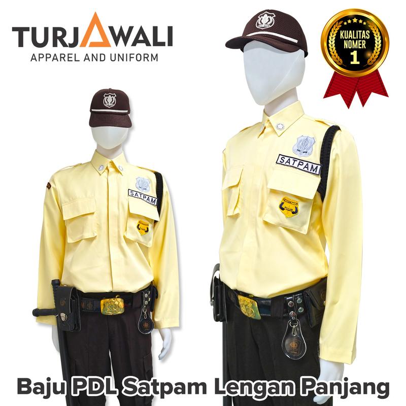 Atasan Seragam PDL Satpam Krem Terbaru 2024 / Atasan Seragam PDL Satpam Security Terbaru 2024 1
