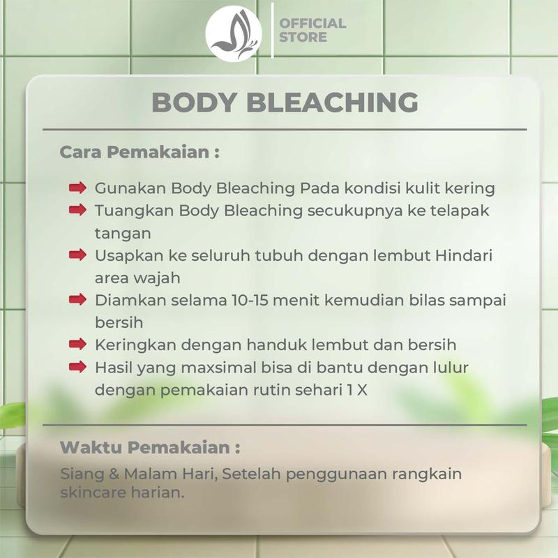 Body Bleaching Whitening IBTSkin Tubuh Lotion Hand mencerahkan 6