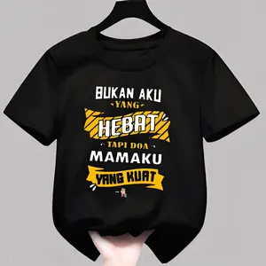 Kaos Anak BUKAN AKU YANG HEBAT Usia 2-16th Unisex Cowok/Cewek Kaos Oblong Anak Pakaian Anak