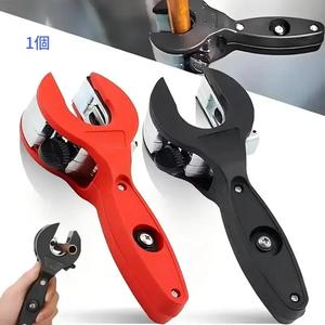 ラチェットパイプカッターツール、一手での迅速な切断、ステンレス鋼、銅、アルミニウムを切断、家庭用作業に適し、5/16-1-1/8インチ
