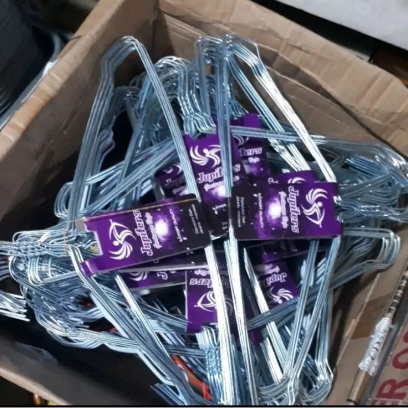 Hanger Baju Kawat isi 10pcs / 5pcs Gantungan Baju Hanger Pakaian Hanger Laundry 1