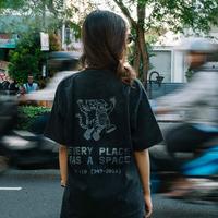 Gambar Every Place Has A Space Oversized Tees by Space Roastery - Black (Acid Washed), XS dari Space Roastery Kab. Sleman 3 Tokopedia