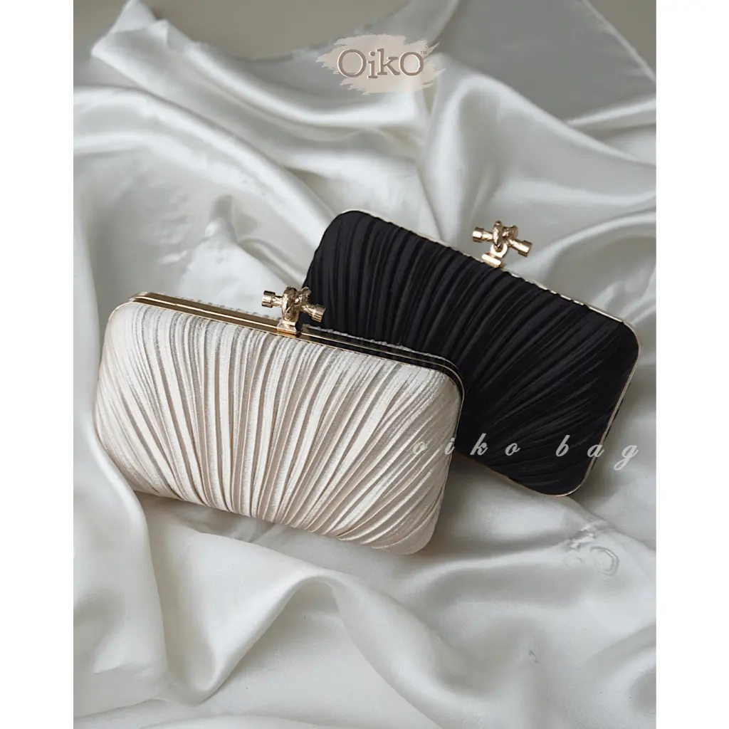 TAS PESTA WANITA IMPORT MEWAH OIKO VIANI CLUTCH