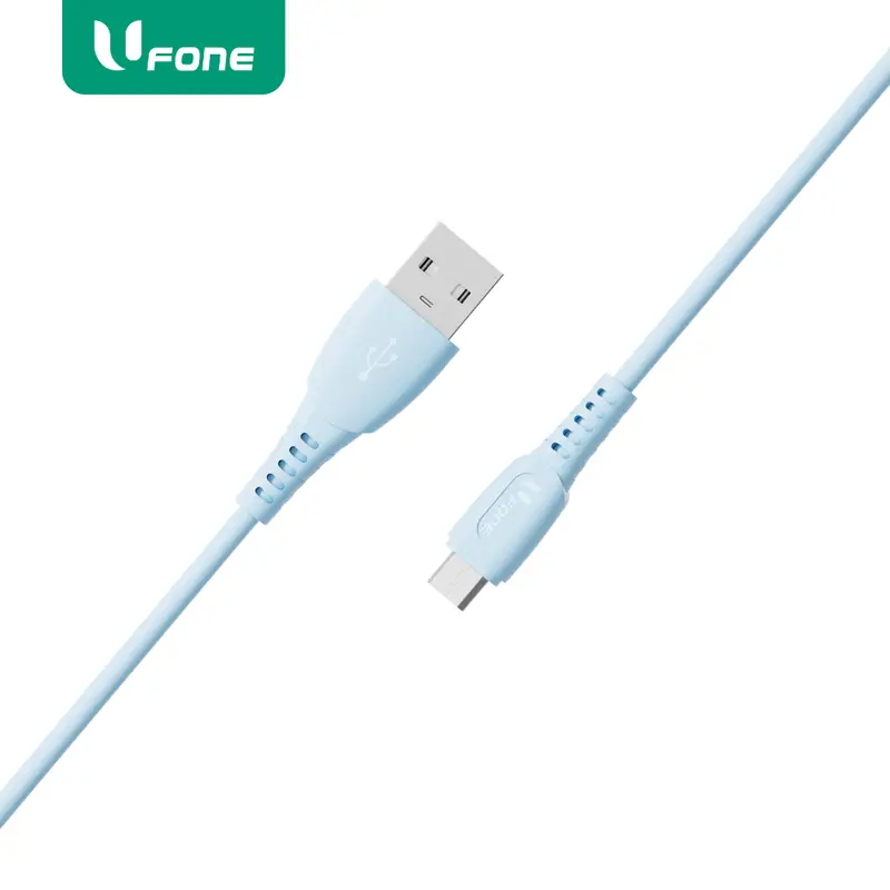 Ufone TB01-M Kabel Data Toples Isi 20 Pcs Mix Warna USB A to Micro 2.4A Efficient Charging PVC 100 cm 4
