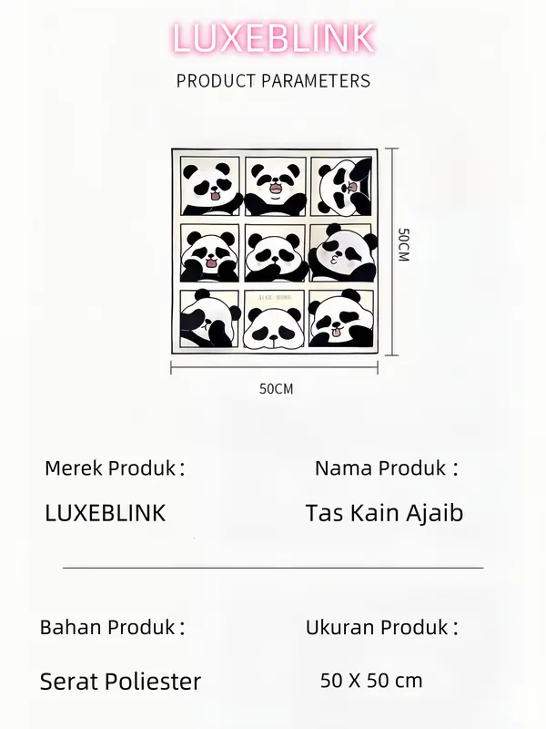 Pouch Kain Perekat Pelindung Ajaib Murah LUXEBLINK - Multifungsi untuk menyimpan barang Elektronik, penyimpan tablet/ipad, pouch kosmetik, penyimpan dan pelindung Kamera SLR, pouch tempat makan,pouch kain dengan design lucu 7