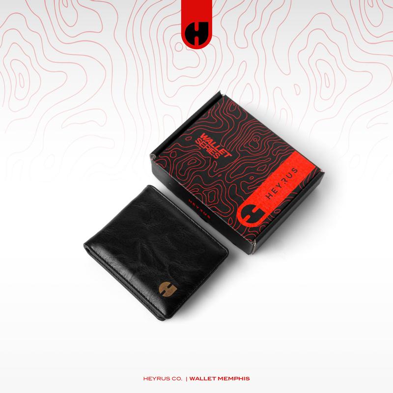 HEYRUS CO I Wallet Memphis Dompet Lipat Pria Uang Kartu 6