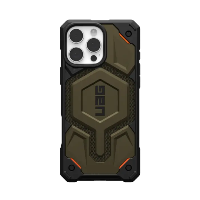 Ốp Lưng UAG, Tương Thích Với iPhone 16 Pro Max, 15Pro, 14Plus Và 13, Được Làm Bằng Chất Liệu Kevlar, Màu Đen, Nam Châm Tích Hợp, Tương Thích Với Sạc MagSafe, Vỏ Bảo Vệ Chống Rơi Chắc Chắn Cao Cấp Phụ Kiện Carbon Case 8