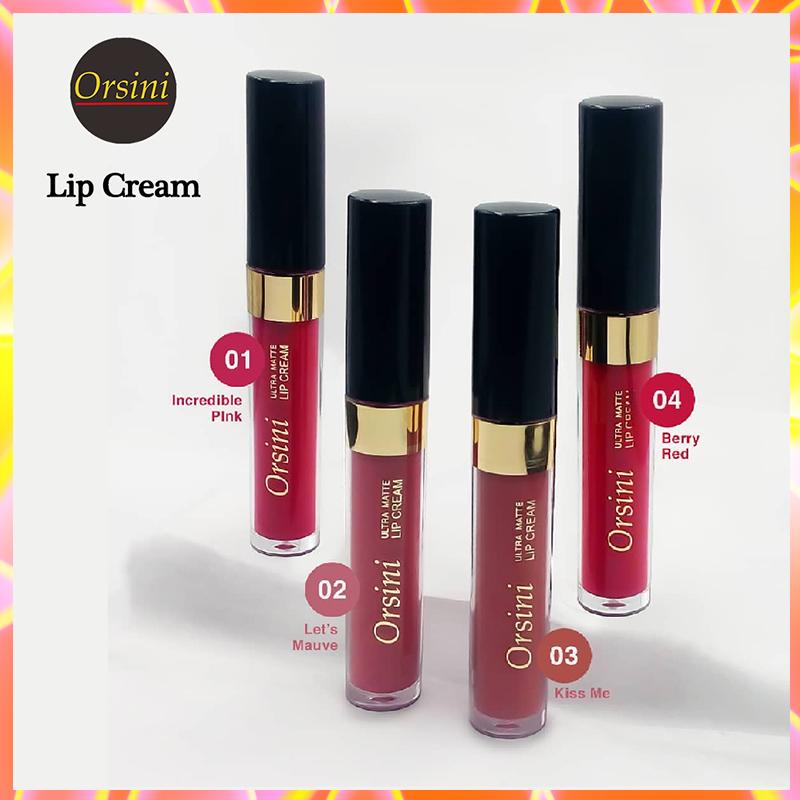 Product Introduction of Orsini Lip Cream Waterproof Lipcream Matte Ringan Dan Lembab Di Bibir Warna Tahan Lama 27