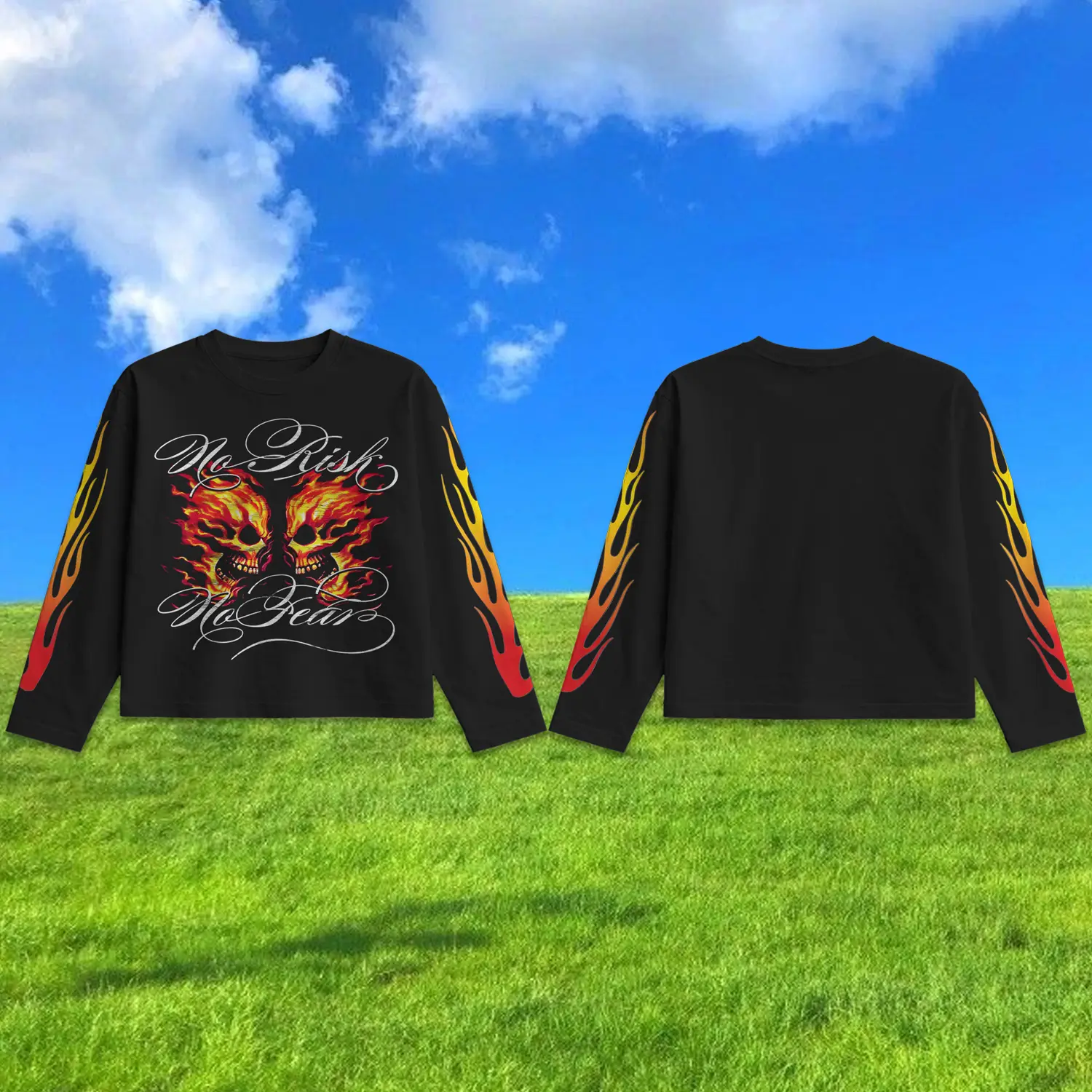 NO RISK LONGSLEEVE HITAM