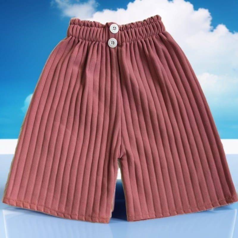 PAKET 3 PCS Celana Pendek Knit Anak Perempuan Usia 4-12 Tahun Cantik Fashion Model Kekinian Bahan Knit Maxiline Premium Polos Elegan