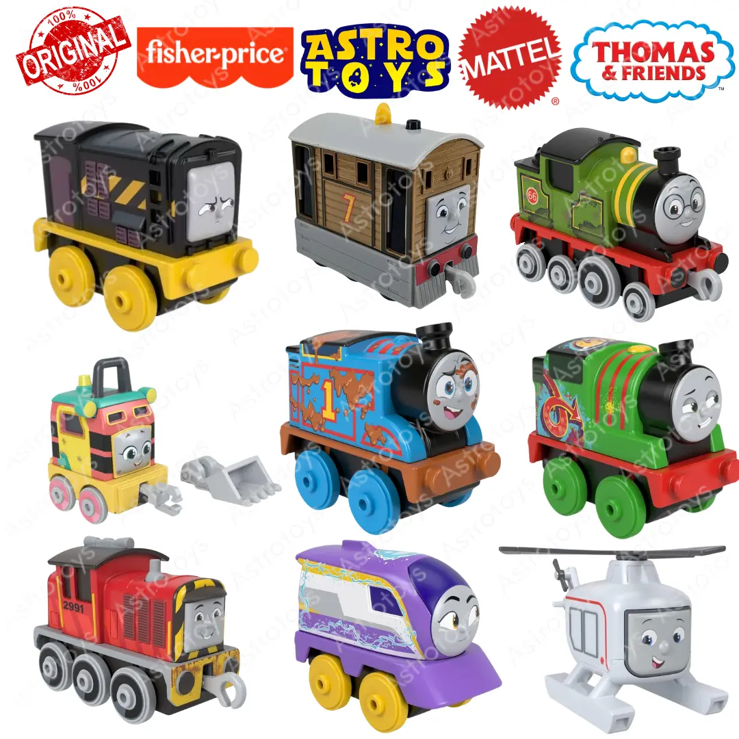 Thomas and Friends Push Along Metal and Plastic Engine Trackmaster from Fisher Price Original / Mainan Anak Diecast Kereta Api Tomas