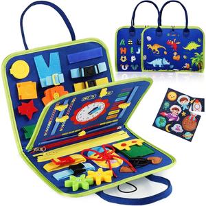 Toddler Busy Board Sensory Toys for Learning Skills Autism Preschool Activities Educational Toys Kids Educational Games Mainan