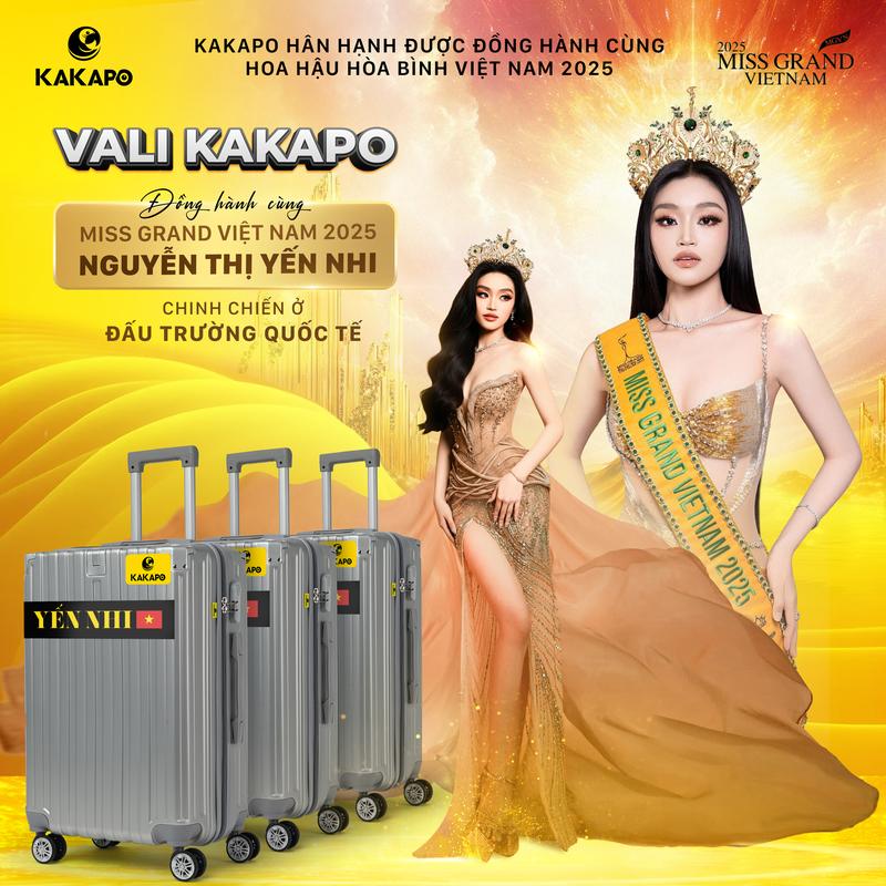 9k VALI THỜI TRANG DU LỊCH CAO CẤP NHỰA ABS KAKAPO VL001