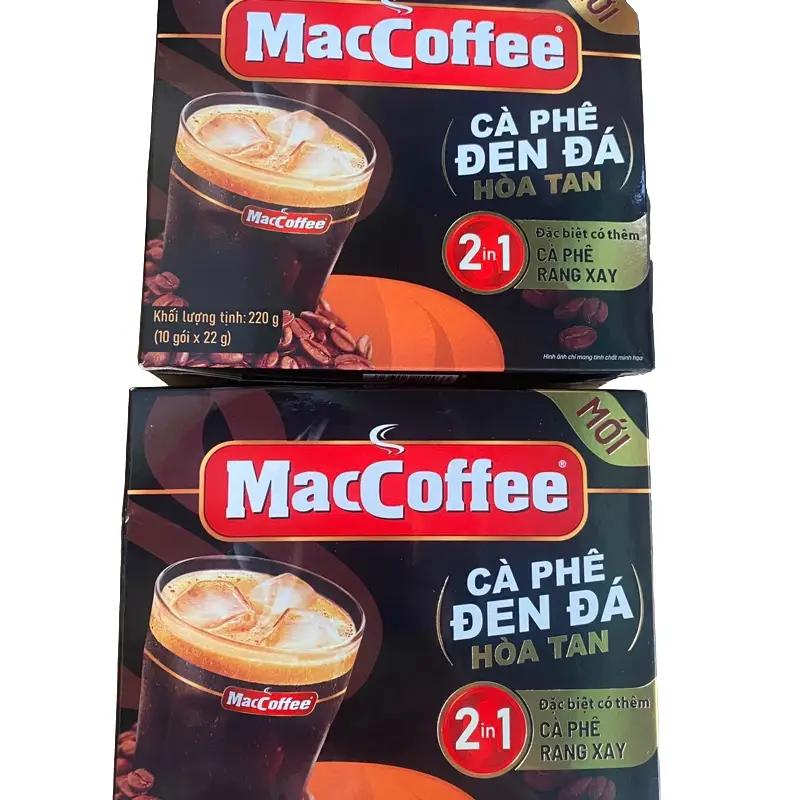 Combo 5 hộp cà phê Phố Maccoffe đen đá gói lớn 2in1- tổng 50 gói cà phê 