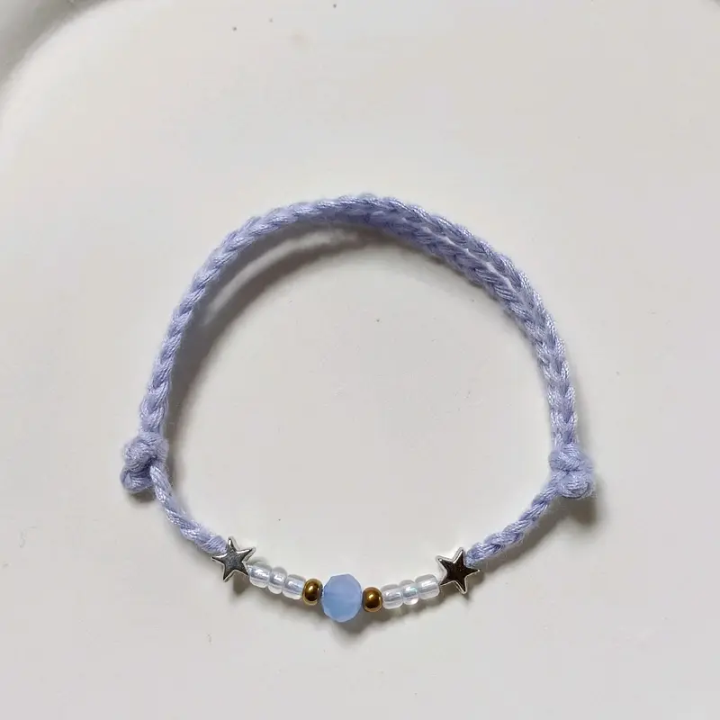 ELMAO #A135 Hibo Bracelets | Set Gelang Tali Biru Campur 1