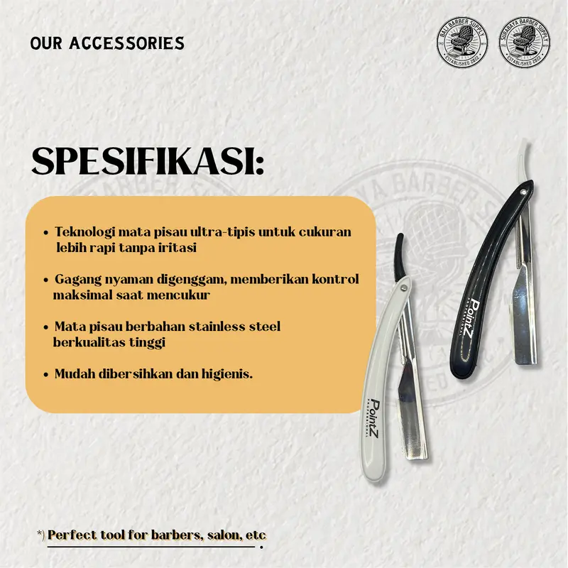 Pisau Cukur PointZ Razor 74B Pisau Cukur Jenggot Kumis 1