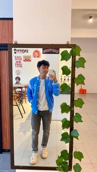 Product Review of House Of Smith Varsity Jacket Varhos Blue - Jaket Varsity Pria Fleece Casual from 4**. 0
