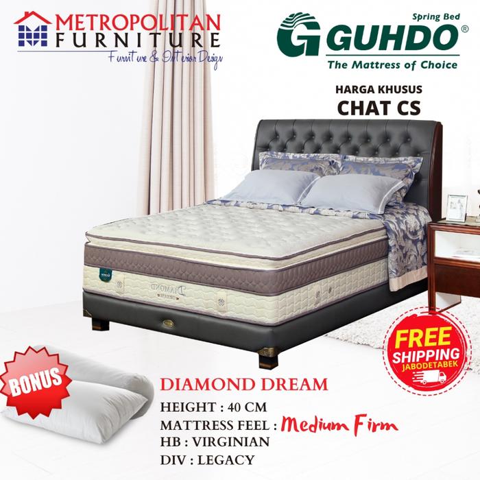 Gambar Kasur Springbed Guhdo Diamond Dream FULL SET Virginian Legacy dari METROPOLITAN FURNITURE Kota Bekasi Tokopedia