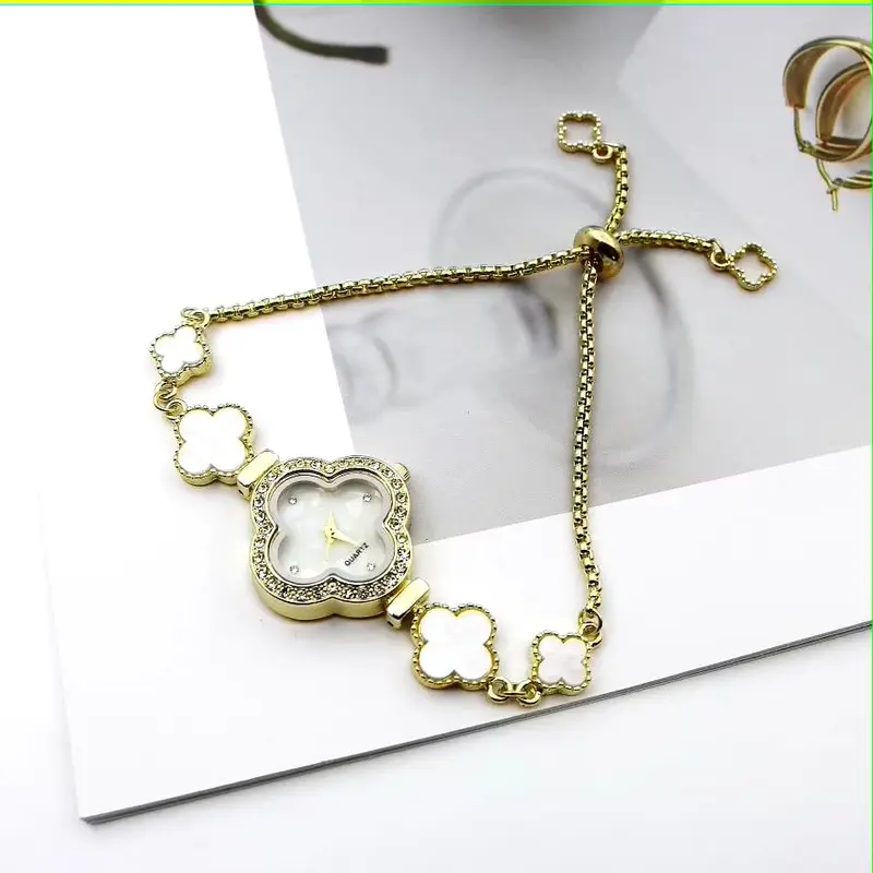 Jam Tangan Serut Mewah Gelang Serut Wanita Analog Quartz Adjustable Anti Air Rantai Stainless Steel Diamond Fashion JAM TANGAN KOREA GELANG JAM TANGAN GELANG SERUT 1