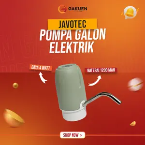 JAVOTEC Pompa Galon Elektrik Automatic Water Dispenser Charger ( Kabel Usb-TypeC (Listrik) Mesin Stainless