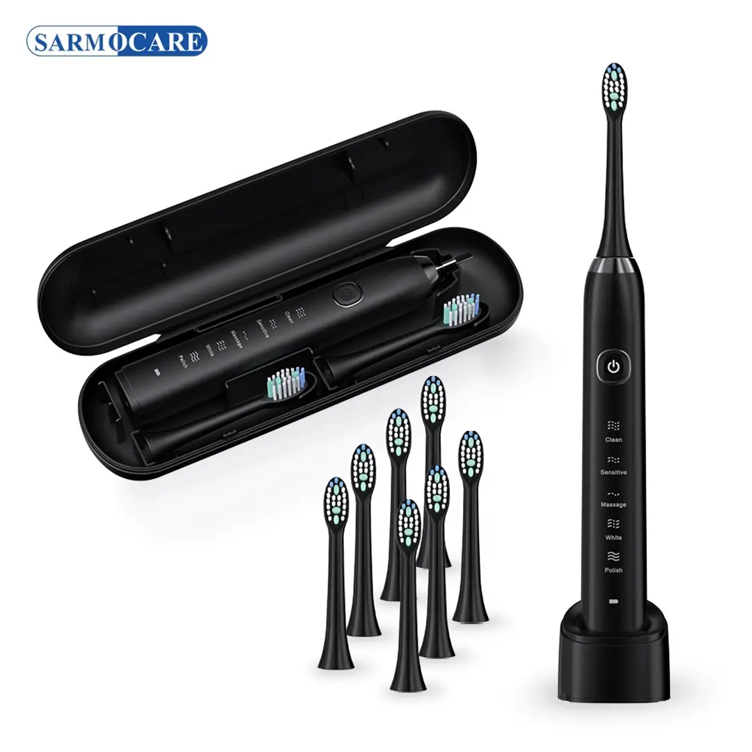 Limited Offer】Sikat Gigi Elektrik Precision Sense Tech - 5 Mode, Wireless Charging, Bulu DuPont