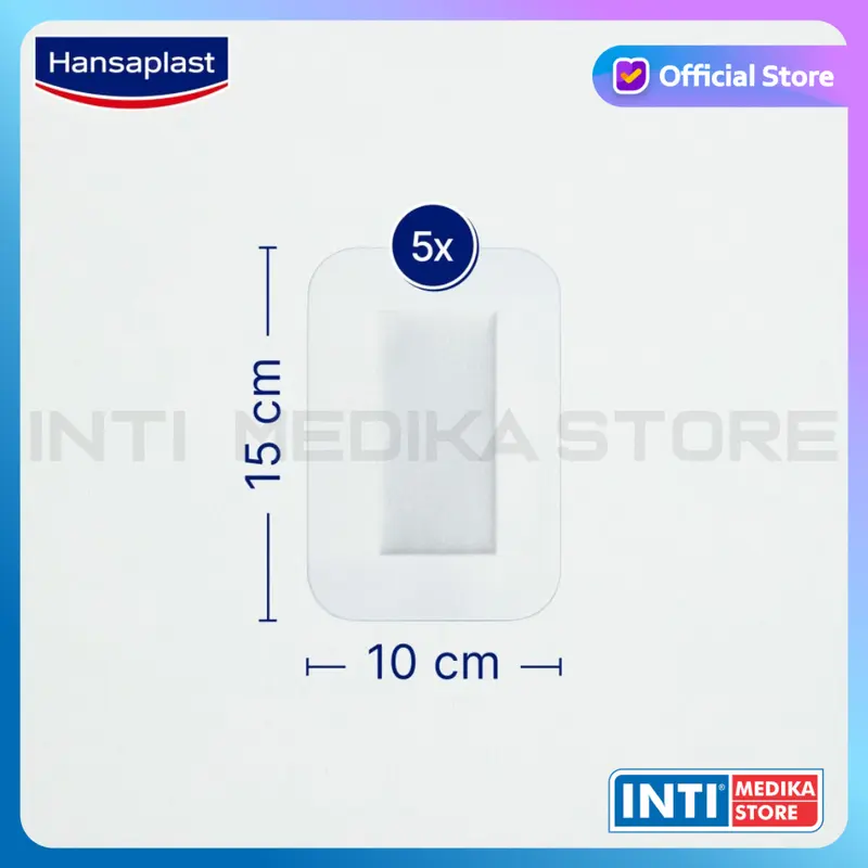 HANSAPLAST - Plester Luka Besar Kedap Air ECER | AQUA PROTECT Steril 3