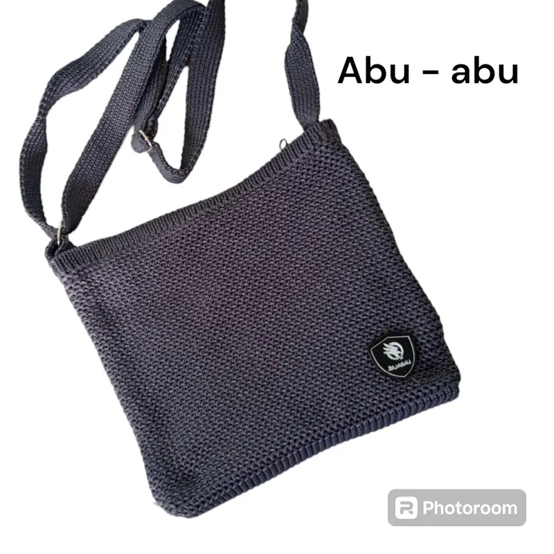 Tas rajute selempang wanita resleting dan puring masuk buku,hp dan make up 5