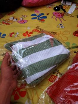 Product Review of Alesha - STELAN RAJUT BATWING / RAJUT KELALAWAR SALUR PANJANG TEBAL from z**y ☑** 1