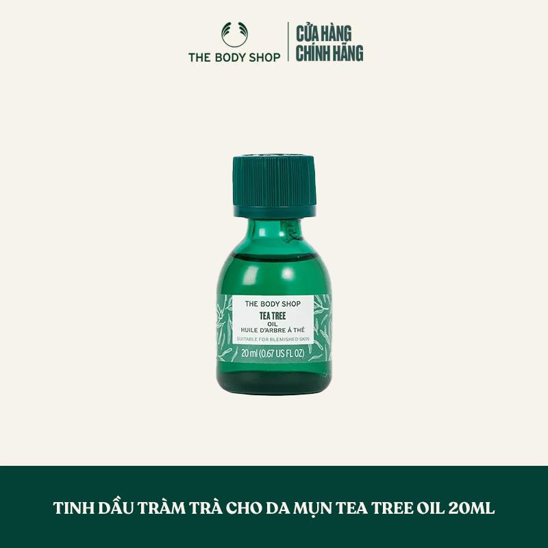 (HSD: 01/2028) [MẪU MỚI] The Body Shop Tinh Dầu Tràm Trà Cho Da Mụn Tea Tree Oil 20ML Skincare