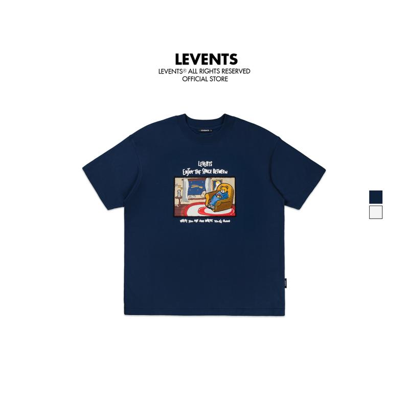  Áo Thun Levents Teddy Bear Oversized Tee 100% Cotton Unisex T-shirt 