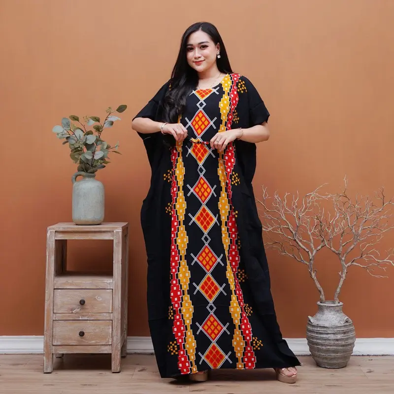 Daster Lowo Jumbo Ld 150 Motif Wajik Warna Rayon Kekinian Bali Tali Serut Dada Katun Tebal Nyaman Dress Panjang Bumil 5