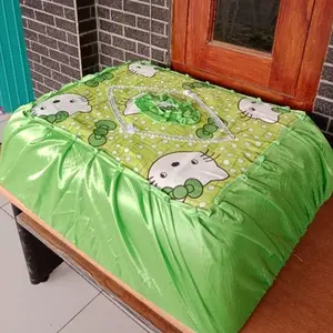Sarung Cover Saji Motif Helokity Ukuran 45x60cm Desain Elegan & Modern Lindungi Hidangan Dari Debu Dan Kotoran Gaya