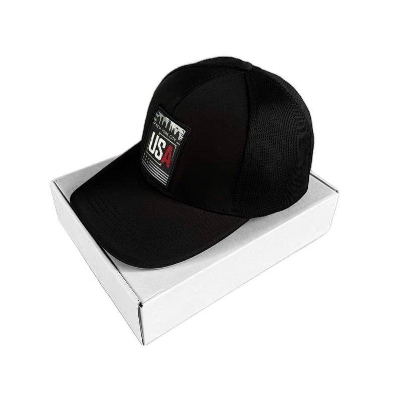 Mũ Cờ US - Mũ Nón Lưỡi Trai Thời Trang Nam Nữ Thiết Kế Fom Đứng Phối Lưới Thoáng Mát Phong Cách Sang Trọng Dành Cho Nam Và Nữ