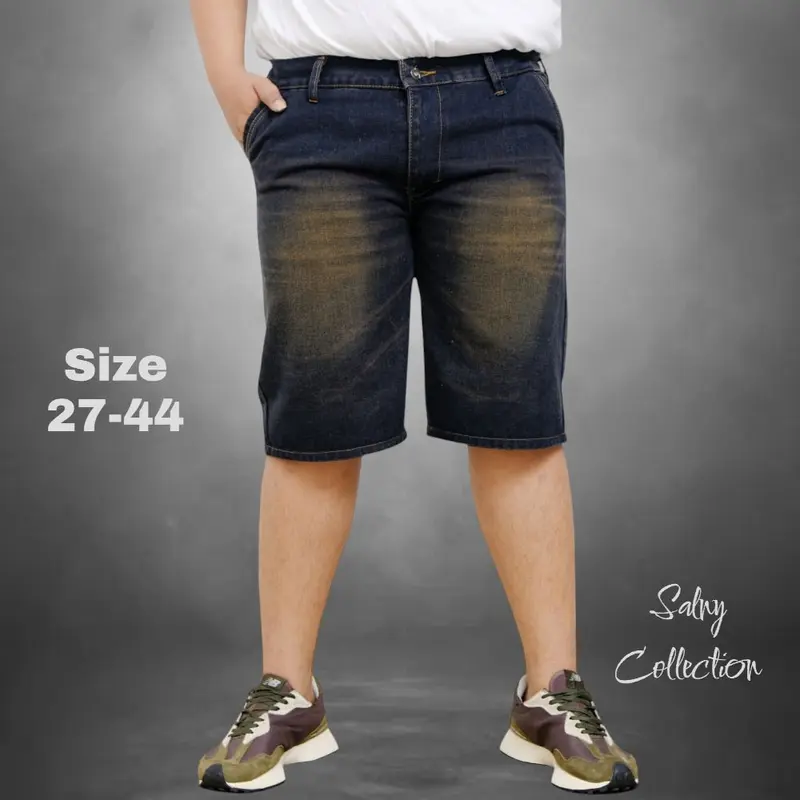 Celana Jeans Pendek Pria Jumbo Size 27 - 44 Retro Distro Keren 4