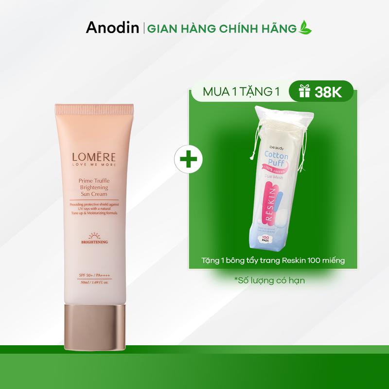 Kem chống nắng LOMERE chiết xuất nấm Truffle 50ml Sun Cream