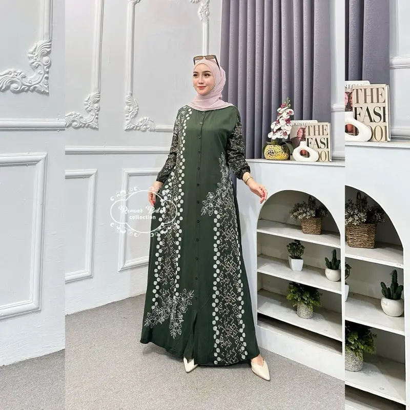 LUXURY DRESS by REMAR OFFICIAL - Gamis Muslim Wanita Terbaru Dress Lebaran Kondangan Size M-XXXL 8