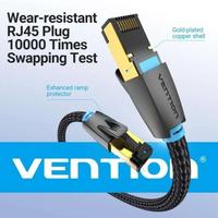 Gambar Vention Kabel Lan RJ45 Cat 8 Cat.8 Gigabit 40Gbps SFTP Patch Cotton Braided Gold Cable 3 M 3 Meter - IKGBI dari Vention Tangerang Kab. Tangerang 2 Tokopedia