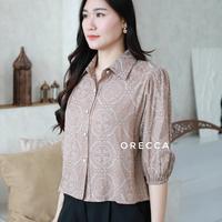 Gambar ORECCA - Zelina Top Atasan Wanita EID Lebaran - Cream dari Orecca.id Kota Administrasi Jakarta Barat 4 Tokopedia