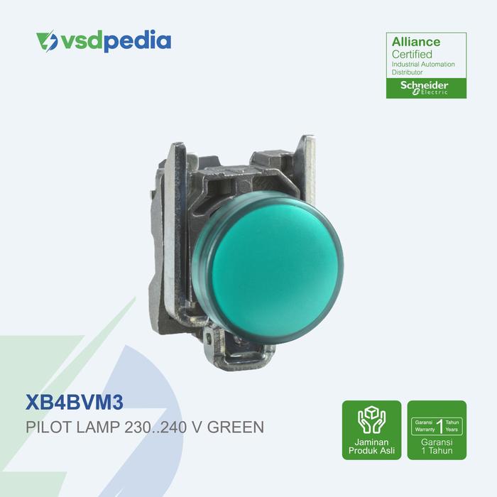 Gambar SCHNEIDER HARMONY XB4 PILOT LAMP LIGHT METAL GREEN RED ORANGE LAMPU INDIKATOR HIJAU MERAH JINGGA, 22MM DENGAN LED, 24 V AC/DC / 230..240V AC, XB4BVM3 XB4BVM4 XB4BVM5 XB4BVB3 XB4BVB4 XB4BVB5 dari vsdpedia Kota Administrasi Jakarta Timur Tokopedia