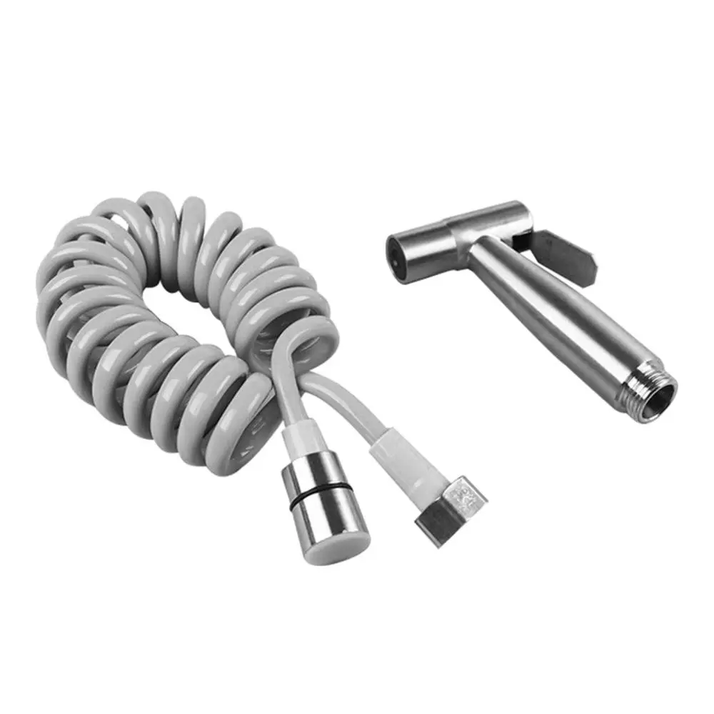 Bathroom Shower Water Spraying Head with 2M Spring Hose Multipurpose