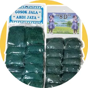 1 Lusin - Jala sabut gosok untuk cuci piring (kecil) - minimal order 2