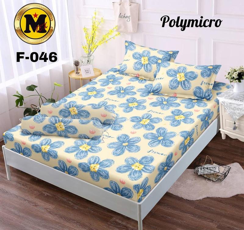 SPREI BUNGA MOTIF CLAUDIYA UKURAN NO.1 180X200 NO.2 160X200 NO.3 120X200 FREE 2 SARBAN & 1 SARGUL/ SPRAI BAHAN KATUN PREMIUM HALUS TIDAK LUNTUR 7