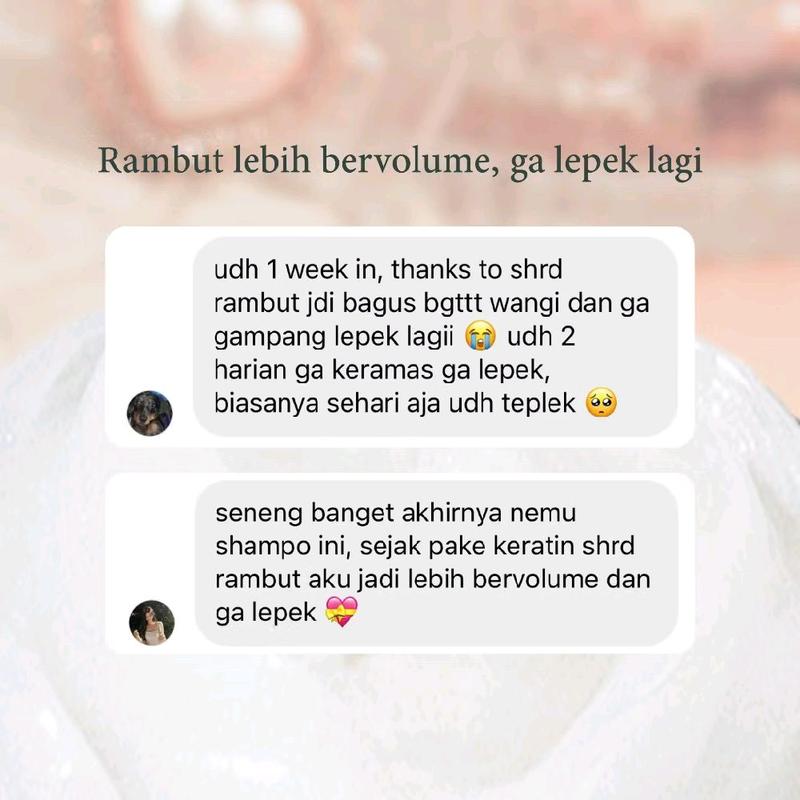 SHRD Nutra Therapy Keratin Shampoo Perawatan Rambut Rontok Lepek Oil Control Conditioner Haircare Ketombe Sampo Kering Penghitam Vitamin Extract Berminyak 6