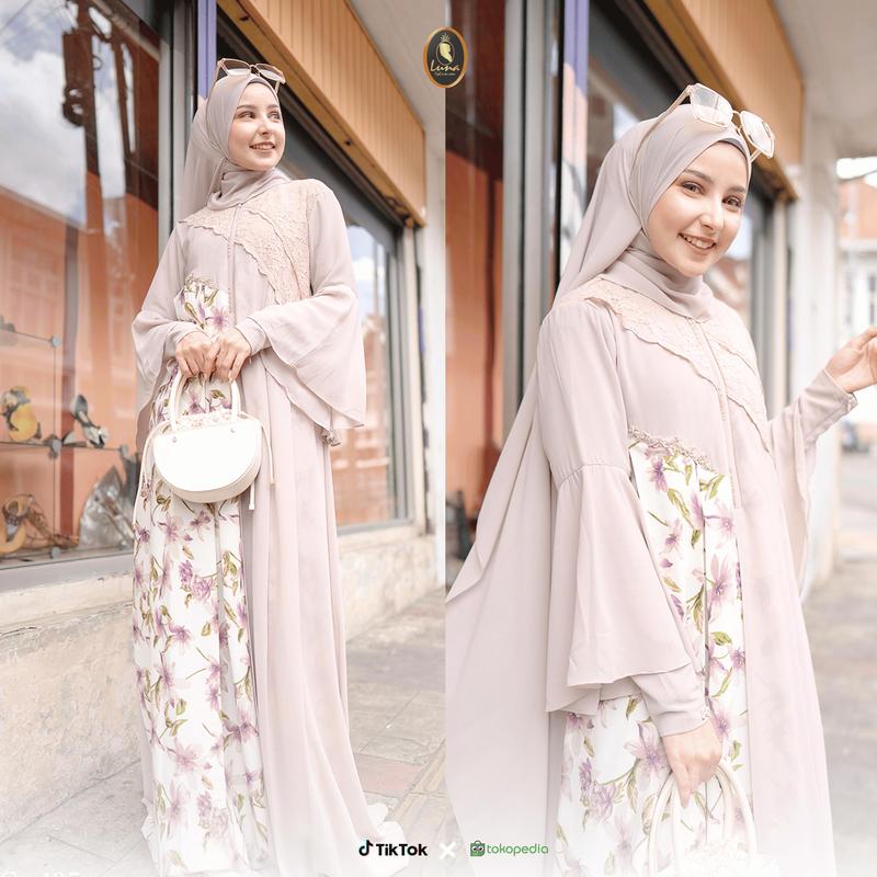 Gamis G.425 Arishya 1 Luna Hijab Indonesia 0