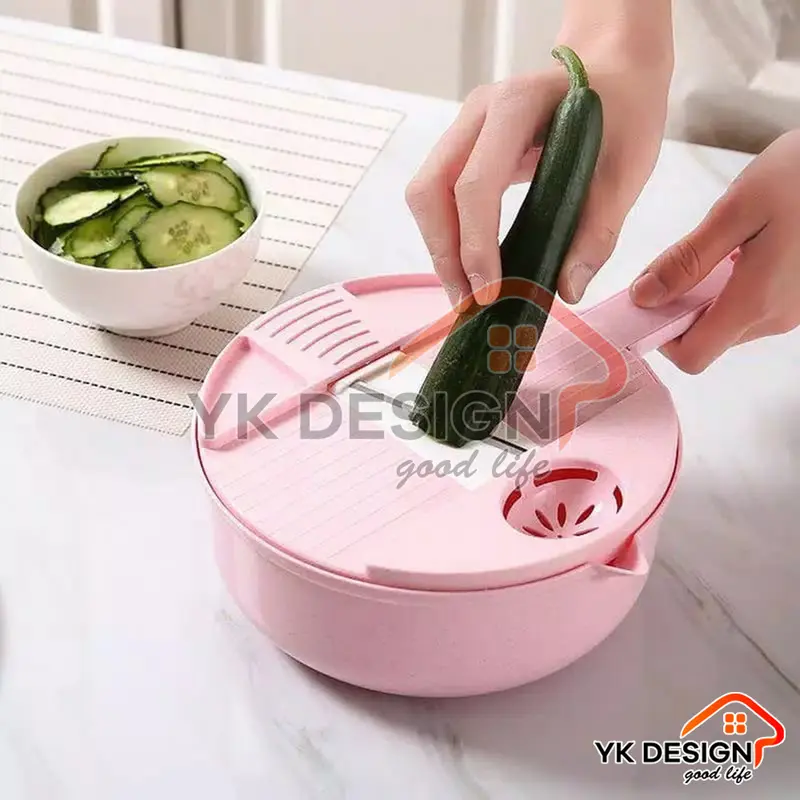YK DESIGN Alat Potong Kentang Sayur Multifungsi Pengiris Parutan Chopper Kitchen 12 In 1 YK-123 2