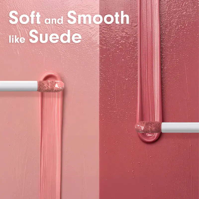 Instaperfect Suede Lip Matte (MLBB Nude Lip Cream, Cover Blurry, Transfer Resistant) 4