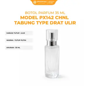 Botol Parfum 35 ml MODEL PX142 CHNL TABUNG Type Drat Ulir