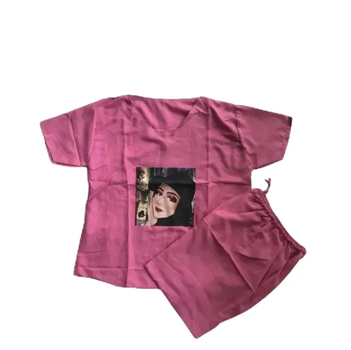 ZN PAHE 100 RIBU 3 ONESET KATUN PENDEK SABLON TERLARIS / Setelan dewasa / One Set Wanita Kekinian Nyaman Santai baju  wanita outfit hana korean style 2