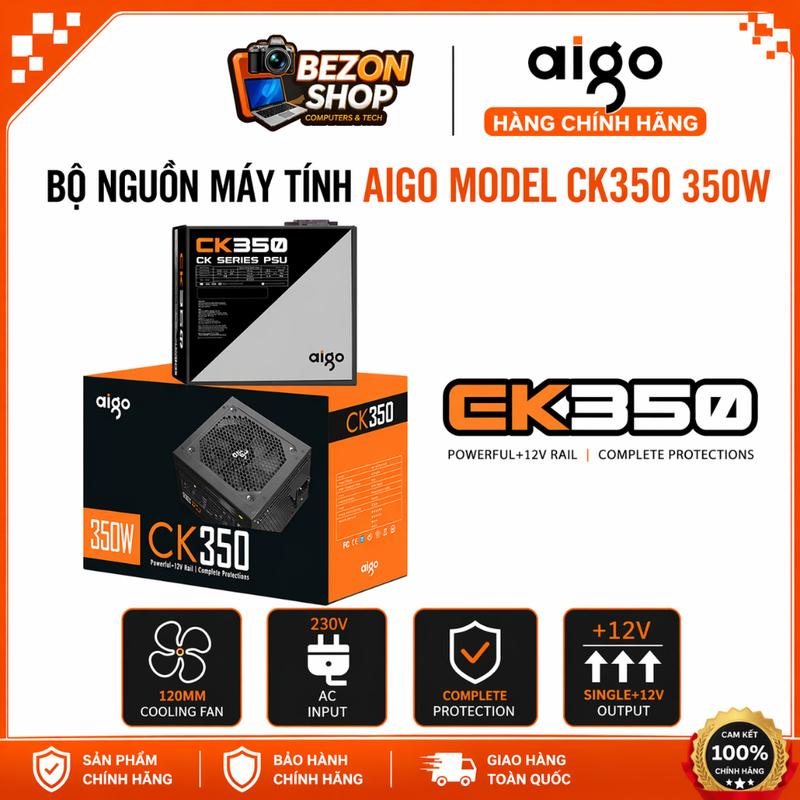 NGUỒN MÁY TÍNH AIGO CK350 350W